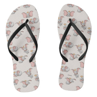 Sweet Dumbo Pattern Flip Flops
