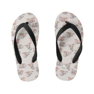 Sweet Dumbo Pattern Kid's Flip Flops