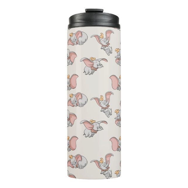 Sweet Dumbo Pattern Thermal Tumbler (Front)
