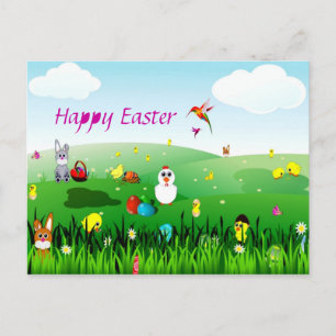 Sweet Easter Holiday Postcard