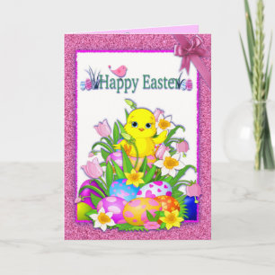 Sweet Easter Time Holiday Card