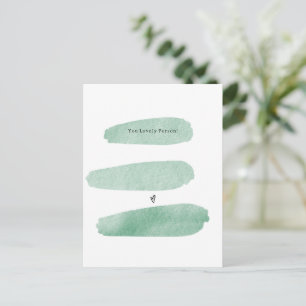 Sweet Elegant Lovely Person Quote Heart Card