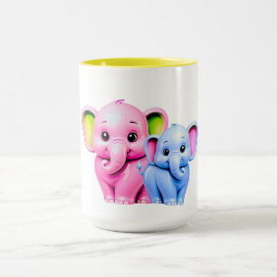 Sweet Elephant Duo Mug