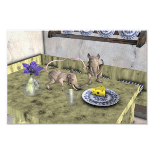 Sweet Elephant Mice Photo Print