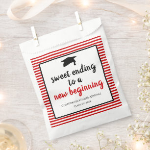 Sweet Ending to a New Beginning Graduation Favour  Favour Bag