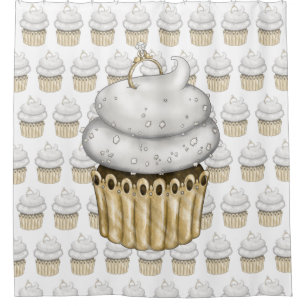 Sweet Engagement Cupcake