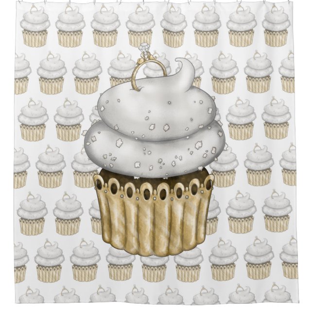 Sweet Engagement Cupcake (Front)