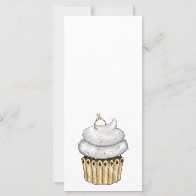 Sweet Engagement Cupcake (Front)