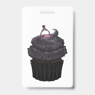 Sweet Engagement Cupcake Badge