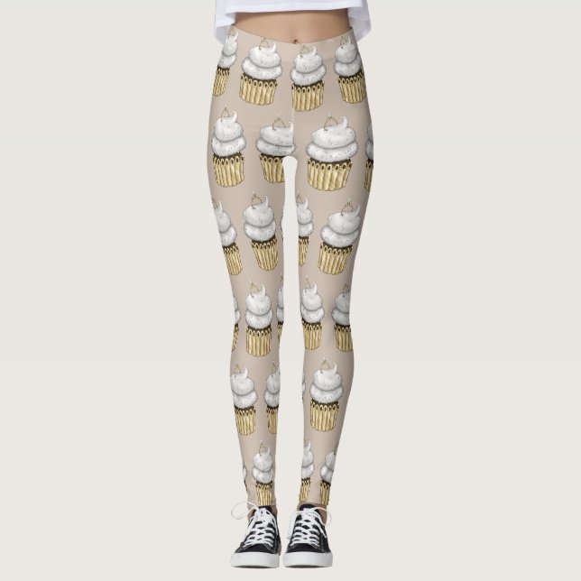 Sweet Engagement Cupcake Leggings (Front)