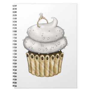 Sweet Engagement Cupcake Notebook