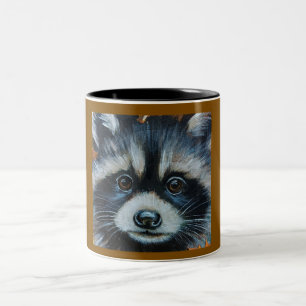 Sweet faced Raccoon Mugs & Cups