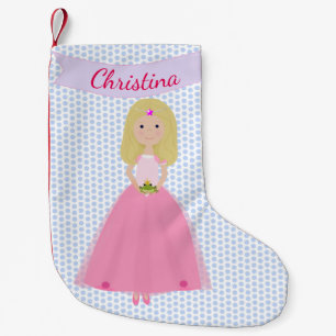 Sweet Fair Hair Princess Personalized Stocking
