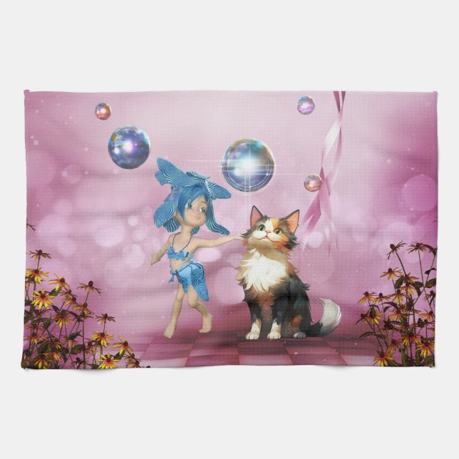 Sweet fairy kitchen towel (Horizontal)