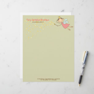 Sweet Fairy & Stars Personal / Business Letterhead