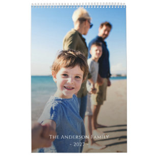 Sweet Family Memory Photo Collage Calendar