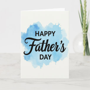 Sweet Fathers Day Azure Splash Card