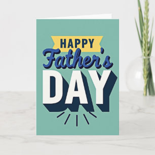 Sweet Fathers Day Banner Card