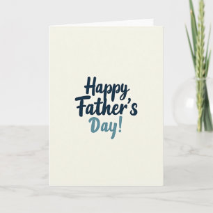 Sweet Fathers Day Brush Script Card