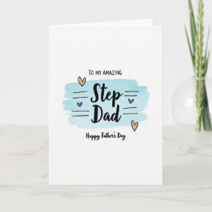 Sweet Fathers Day Brushstroke Card