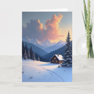 Sweet Fathers Day Cabin Card