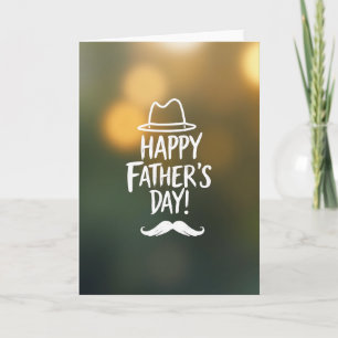 Sweet Fathers Day Fedora Card