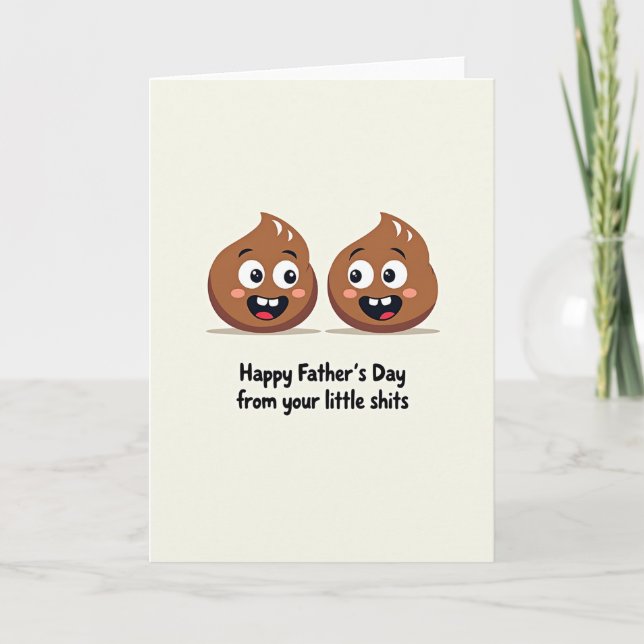 Sweet Fathers Day Figure Card (Front)