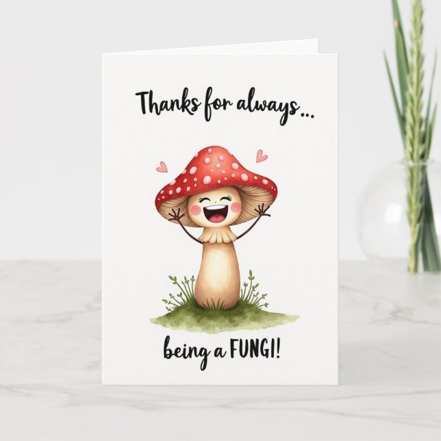 Sweet Fathers Day Fungi Card (Front)