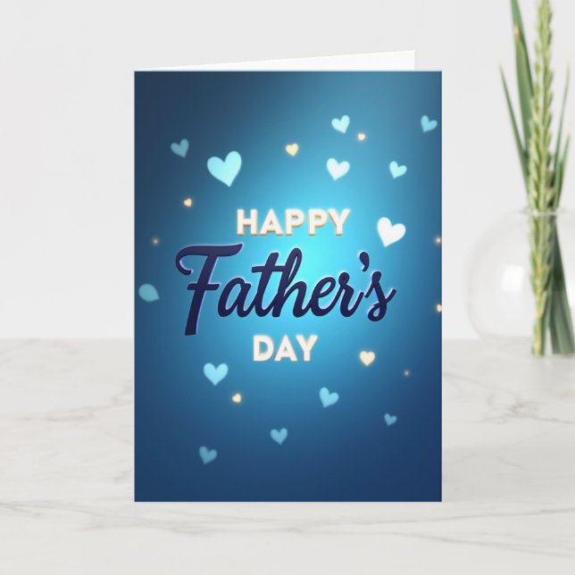 Sweet Fathers Day Glow Card (Front)