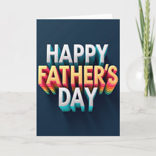 Sweet Fathers Day Metallic Card