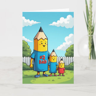 Sweet Fathers Day Pencil Card