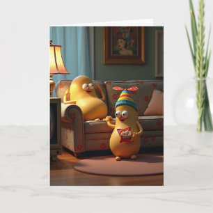 Sweet Fathers Day Propeller Hat Card