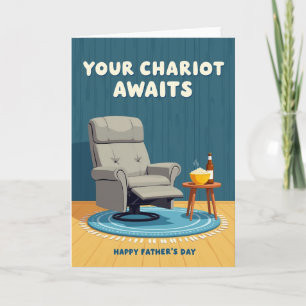 Sweet Fathers Day Recliner Card