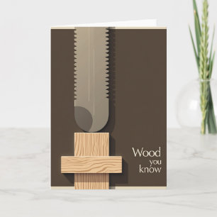 Sweet Fathers Day Saw Blade Card