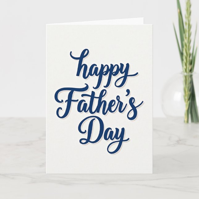 Sweet Fathers Day Script Card (Front)