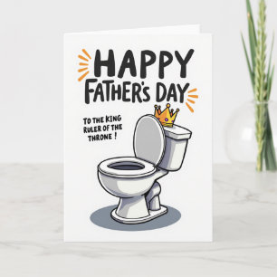 Sweet Fathers Day Throne Card