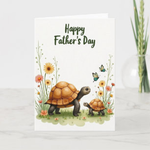 Sweet Fathers Day Tortoise Card