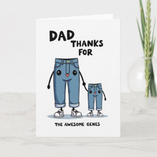 Sweet Fathers Day Trousers Card