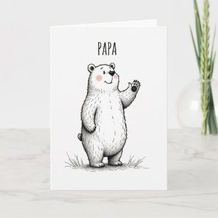 Sweet Fathers Day Ursine Card