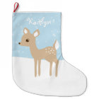 Sweet Fawn Winter Scene