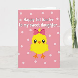 Sweet First Easter Daughter Card