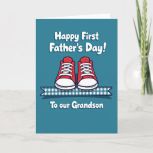 Sweet First Fathers Day Shoes Card