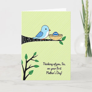 Sweet First Mothers Day Sis Card