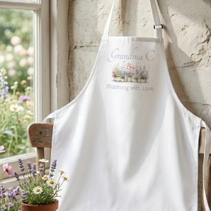 Sweet Floral Meadow Baking Apron
