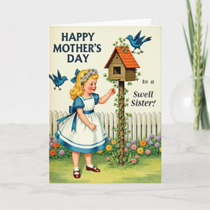Sweet Floral Mothers Day Card