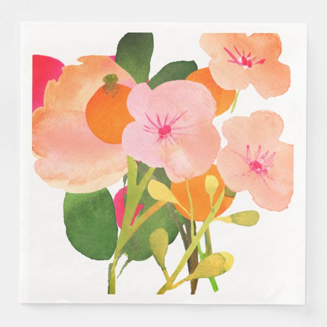 Sweet Floral Napkin (Front)