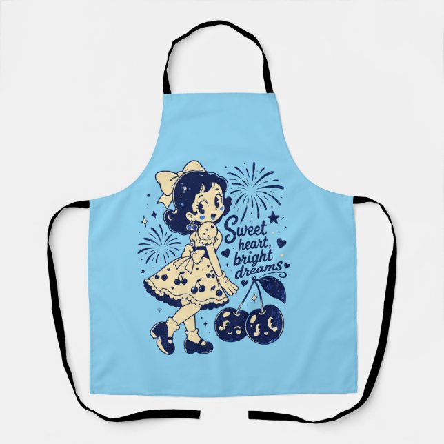 Sweet Fourth of July Independence Day Apron (Front)