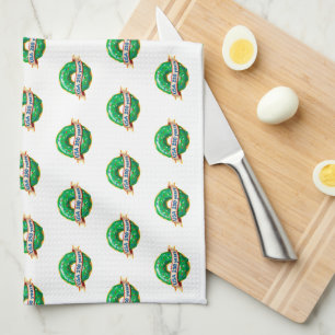 Sweet Freedom Doughnut USA 250 Years  Kitchen Towel
