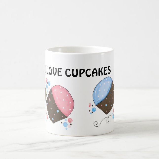 Sweet Frosted Cupcakes with Saying Coffee Mug (Center)