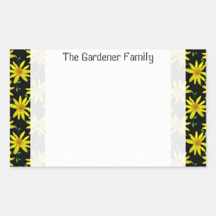 Sweet Garden Yellow Arnica Wildflower on any Colou Sticker
